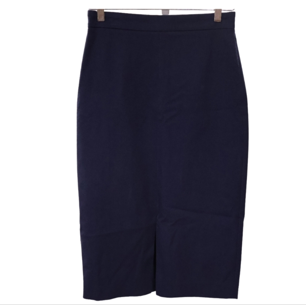 Banana Republic Dark Blue Midi Skirt